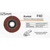 Liemeninis diskinis šlifavimo diskas 125mm P40