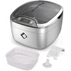 Lifebasis ultragarsinis valymo įrenginys, ultragarsinis valiklis akinių valymo įrenginys 850 ml ultragarsinis įrenginys su led apšvietimu breketų valymo ultragarsinė vonelė akiniams, cd, dvd, papuošalams, laikrodžiams, sidabrui