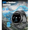 Lige dm2 išmanusis laikrodis vyrams, 1.43 colio amoled ekranas su gps/kompasu/barometro slėgiu/altimetru, 5atm atsparumas vandeniui, 170+ sporto režimų, 45+ dienų baterija, išmanusis laikrodis, skirtas android ios