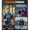 Lige gps išmanusis laikrodis vyrams, karinis, 48 mm, led žibintuvėlis/ip68 atsparus vandeniui/30+ dienų baterija, 1.43 amoled hd fitneso laikrodis su telefono funkcija, kompasas, barometras, altimetras, 110+ sporto režimų, android ios
