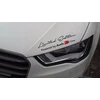 Limited edition audi s line juodos spalvos kėbulo lipdukas 8 metai