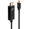 Lindy 40921 1m aktyvus mini displayport į hdmi adapterio kabelis su hdr