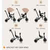 Kelioninis Lionelo Tris Plus daugiafunkcis balansinis triratukas nuo 9 mėnesių iki 5 metų, iki 25 kg, vežimėlis, dideli Pu ratai, pasukama sėdynė, 360° reguliuojamas atlošas, surinkimas be įrankių