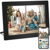 Lipa X80 Skaitmeninis nuotraukų rėmelis 10.1 colio Frameo App - Skaitmeninis nuotraukų rėmelis su Wifi - Skaitmeninis nuotraukų rėmelis - Nuotraukų rėmelis - Montuojamas ant sienos - Android 11 - Ips jutiklinis ekranas - 32 Gb - Bluetooth