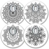 Lipdukai Freestyle Libre 3, 4 vnt. rinkinys, Mandala dizainas