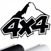 Lipdukas automobiliui 4x4 kalnai offroad 4wd 11x15