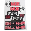 Lipdukas lipdukai kalkomanija mz 125 raudonas komplektas