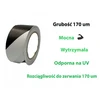 Lipni žymėjimo juosta grindims balta-juoda 50mm x 33m, storis 170um