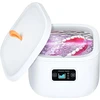 Livofloral Uv ultragarsinis valymo įrenginys dantų protezams, Uv ultragarsinis valiklis 45 khz / 255 ml / 3 laiko funkcijos nešiojamas ultragarsinis įrenginys dantų protezams papuošalams dantų šepetėlio galvutės tiesinimo prietaisui