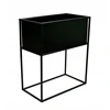 Loft metalinis gėlių stovas, 50cm dėžė, gėlių vazono stovas