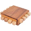 Logica Spiele Art. Processor – 3d medinis galvosūkis – sudėtingumas 3/6 – galvosūkių žaidimas – kantrybės žaidimas – Leonardo da Vinci kolekcija