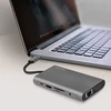 Logilink Ua0383 - usb 3.2 (gen 1) doko stotis su 10 prievadų ir pd (power delivery) 100 w, 1 x usb-c (pd) / 3 x usb 3.0 / 1 x hdmi / 1 x vga / 1 x rj45 / 1 x microsd / 1 x sd / 1 x 3.5 mm audio /