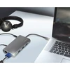 Logilink Ua0383 - usb 3.2 (gen 1) doko stotis su 10 prievadų ir pd (power delivery) 100 w, 1 x usb-c (pd) / 3 x usb 3.0 / 1 x hdmi / 1 x vga / 1 x rj45 / 1 x microsd / 1 x sd / 1 x 3.5 mm audio /