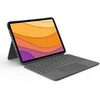 Klaviatūra Logitech Combo Touch Ipad Air (4-os ir 5-os kartos - 2020, 2022) klaviatūros dėklas, Uk/us Qwerty išdėstymas - pilka