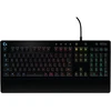 Logitech G G213 Prodigy žaidimų klaviatūra, Lightsync Rgb, Mech-dome klavišai, atspari išsiliejimams, multimedijos klavišai, Azerty išdėstymas, belgiška - juoda