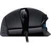 Logitech G402 Hyperion Fury žaidimų pelė, 4000 Dpi optinis jutiklis, 8 programuojami mygtukai, mygtukas Dpi perjungimui, 32 bitų arm procesorius, lengva, pc / mac, juoda - vokiška pakuotė