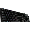 Logitech G512 mechaninė žaidimų klaviatūra, Gx-ruda Tactile jungikliai, Lightsync Rgb apšvietimas, Usb kilpa, aliuminio korpusas, programuojami F klavišai, portugališkas Qwerty išdėstymas, juoda