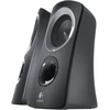 Kompiuterio kolonėlės Logitech Z313 2.1 garsiakalbių sistema su žemų dažnių garsiakalbiu, 50 W didžiausia galia, 3,5 mm įvestis, ausinių lizdas, valdikliai ant valdymo bloko, Eu kištukas, Pc / Tv / planšetinis kompiuteris / mobilusis telefonas - juodas