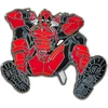 Loungefly Funko - Marvel: Deadpool - aklosios dėžutės emalio segė - Deadpool - aklosios dėžutės emalio segės - miela sagė kolekcionuoti - kuprinėms ir krepšiams - dovanos idėja - oficiali produkcija