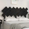 Lova Lovos galvūgalis, juodas, 141x3x80,5cm, pušies medienos masyvas