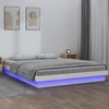 Lova Lovos rėmas su LED, baltas, 180x200cm, mediena, itin didelis