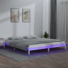 Lova Lovos rėmas su LED, baltas, 180x200cm, mediena, itin didelis