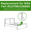 Lovos rėmo varžtas (suderinamas su Ikea dalies nr. 110789/126860) (10 vnt. pakuotė)