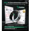Lozltx išmanusis žiedas Android, kariniu būdu išbandytas titano dizainas ir Ip68, išmanusis žiedas, Jz5.0 lustas ir 0% matavimo paklaida Sgs sertifikuotas, fitneso žiedas, 22 kalbų palaikymas, išmanieji žiedai vyrams ir moterims, sidabrinis