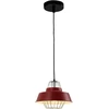 Lqwell® modernus pakabinamas šviestuvas E27, minimalistinis industrinis pakabinamas šviestuvas, vintažinis pakabinamas šviestuvas virtuvei, svetainei, miegamajam, valgomajam, kavinėms, metalinis sietynas, lubinis šviestuvas, matinė raudona