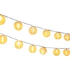 Lqwell® saulės energija įkraunamos dekoratyvinės lemputės-žibintai lauko sąlygoms, 8 m 30 Led, 2 režimai, atsparios vandeniui, saulės energija įkraunamas pakabinamas šviestuvas sodo dekoravimui, šilta balta spalva, skirtas balkonui, vestuvėms, kiemui, vak