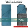 Lstragy Kabino miegmaišis, medvilninis, itin lengvas kelioninis miegmaišis (560 g), 220 x 95 cm, plonas miegmaišis, įdėklas, vasarinis miegmaišis, kelioninė patalynė, kompaktiškas, minkštas ir laidus orui
