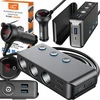 Ltc cigarečių degiklio skirstytuvas greitas automobilinis Usb įkroviklis qc pd
