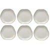 Lubiana Stone Age Kreminis 6 x desertinė lėkštė 25 cm