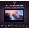 Monitorius Luckfox raspberry pi 5 jutiklinis ekranas - 4.3 colių dsi ekranas, skirtas pi 5/4b/cm4/cm3, palaiko 3d spausdinimą, talpinis jutiklinis 800 x 480, 178° žiūrėjimo kampas, grūdinto stiklo lcd panelė raspberry ekranui