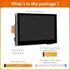Monitorius Luckfox raspberry pi 5 jutiklinis ekranas - 4.3 colių dsi ekranas, skirtas pi 5/4b/cm4/cm3, palaiko 3d spausdinimą, talpinis jutiklinis 800 x 480, 178° žiūrėjimo kampas, grūdinto stiklo lcd panelė raspberry ekranui