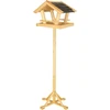 Lucky Bird Feeder 36 x 25 x 26 cm medinis paukščių namelis sodui, terasai, balkonui, lesyklėlė laukiniams paukščiams, atspari oro sąlygoms, stabili, tvirta, tiesiai iš gamintojo – Es produktas