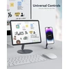Lululook Sukamas magnetinis Ipad stovas, sulankstomas Ipad Pro stovas su 360° pasukamu pagrindu, aliumininis planšetinio kompiuterio stovas, skirtas Ipad Air 11 colių (2024), Ipad Pro 11 colių 1-os/2-os/3-ios/4-os kartos, Ipad Air 4-os/5-os kartos
