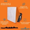 Lumiquest Softbox Iii Lq-119s, blykstės difuzorius ir šviesos minkštiklis, universalus klasikinis dizainas išorinėms fotoaparatų blykstėms su Ultrastrap, neoninė oranžinė