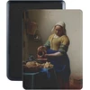 Lunso - dėklas, tinkamas Kobo Nia (6 colių) - veganiškos Saffiano odos uždangalas - Increase milk girl