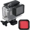 Lupholue vandeniui atsparus 60 m skaidrus korpusas povandeninis korpusas su raudonu filtru, suderinamas su Gopro Hero (2018), Gopro Hero 7 Juodas, Gopro Hero 6, Hero 6 Juodas, Hero 5, Hero 5 Juodas