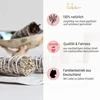 Luxflair Baltas Sage ryšulėliai smilkymui, 4 vnt., 12-14 cm ilgio, apie 4 cm skersmens, smilkalų lazdelės, smilkymo šalavijas, Baltas Sage, smilkalų rinkinys, šalavijų ryšulėlis