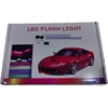 Lychee 7 spalvų led automobilio dugno neoninių šviesų rinkinys su garso aktyvavimo funkcija ir belaidžiu nuotolinio valdymo pulteliu (36" x 2 ir 24" x 2)