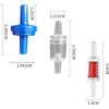 Ventiliatorius Lyitzw atbulinių vožtuvų rinkinys, 12 vnt., 4 mm, plastikiniai, termiškai stabilūs, lengvai montuojami