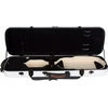 M-case smuiko dėklas Fiberglass Oblong 4/4, baltas - juodas