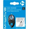 M-wave Unisex Ada Range galinio pavarų perjungiklio adapteris, juodas, universalus, juoda