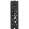 M.2 Nvme į 4 prievadų Pci-e 1x Usb 3.0 Riser Card, 4 Pcie grafikos plokštės prailginimas, M.2 Nvme į Pcie 1x Riser Card, adapterio daugiklio plokštė, skirta Bitcoin kasimui