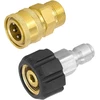 M22 Slėgio Plovimo Adapterių Rinkinys, 3/8" Greita Jungtis, 2 Vnt.