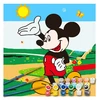 Maaleo Paveikslas tapyba pagal numerius vaikams 4-14 metų 20x20 cm ant rėmo Mickey