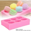 Macaron silikoninės formelės 3d kepimo duonos pyrago keksiukų dekoravimo kepimo formelės įrankiai "pasidaryk pats" formelė pyragams šokoladui muilui