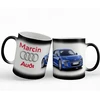 Magijos puodelis Audi + vardas + dėžutė